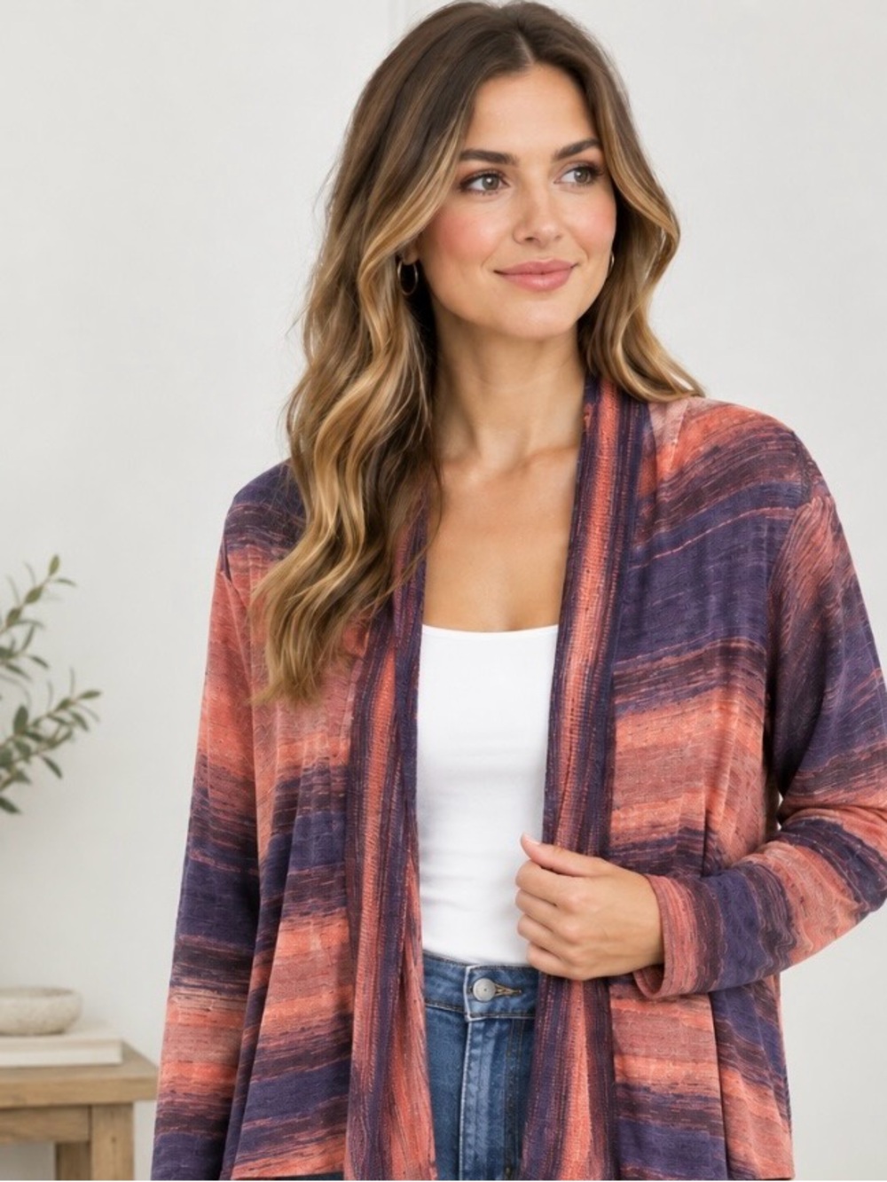 BCBG Max Azria Charmaine open cardigan M NWT